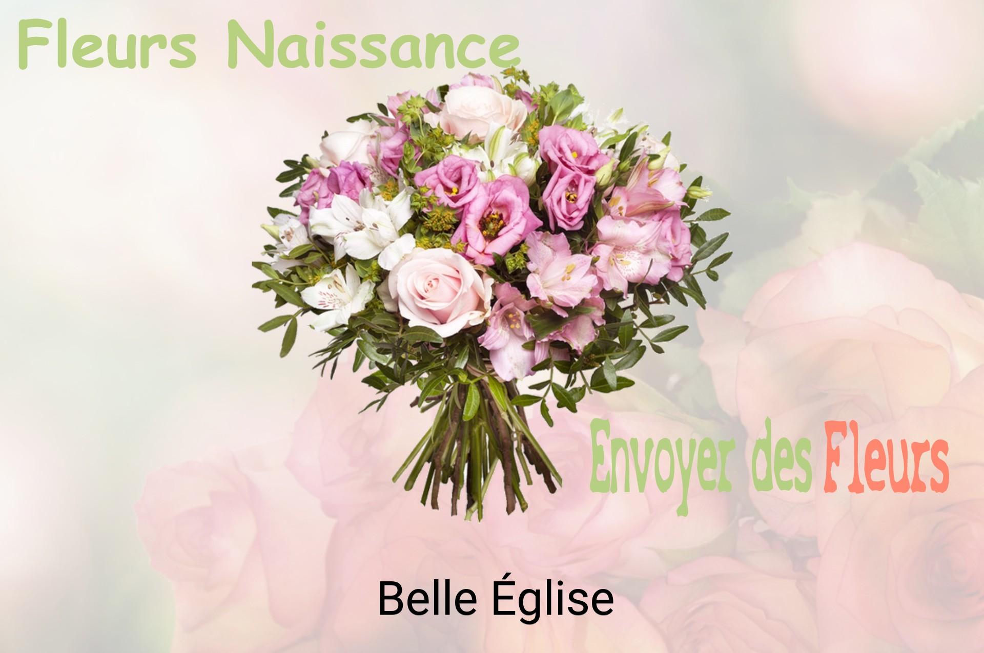 Bouquet de fleurs de naissance livré à Belle-Église